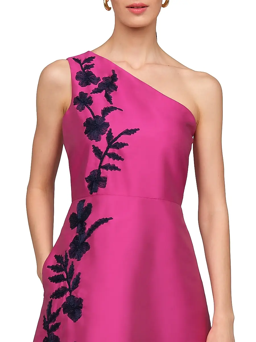 Kay Unger Women's Madelyn Embroidered A-Line Gown | Thumbnail 6