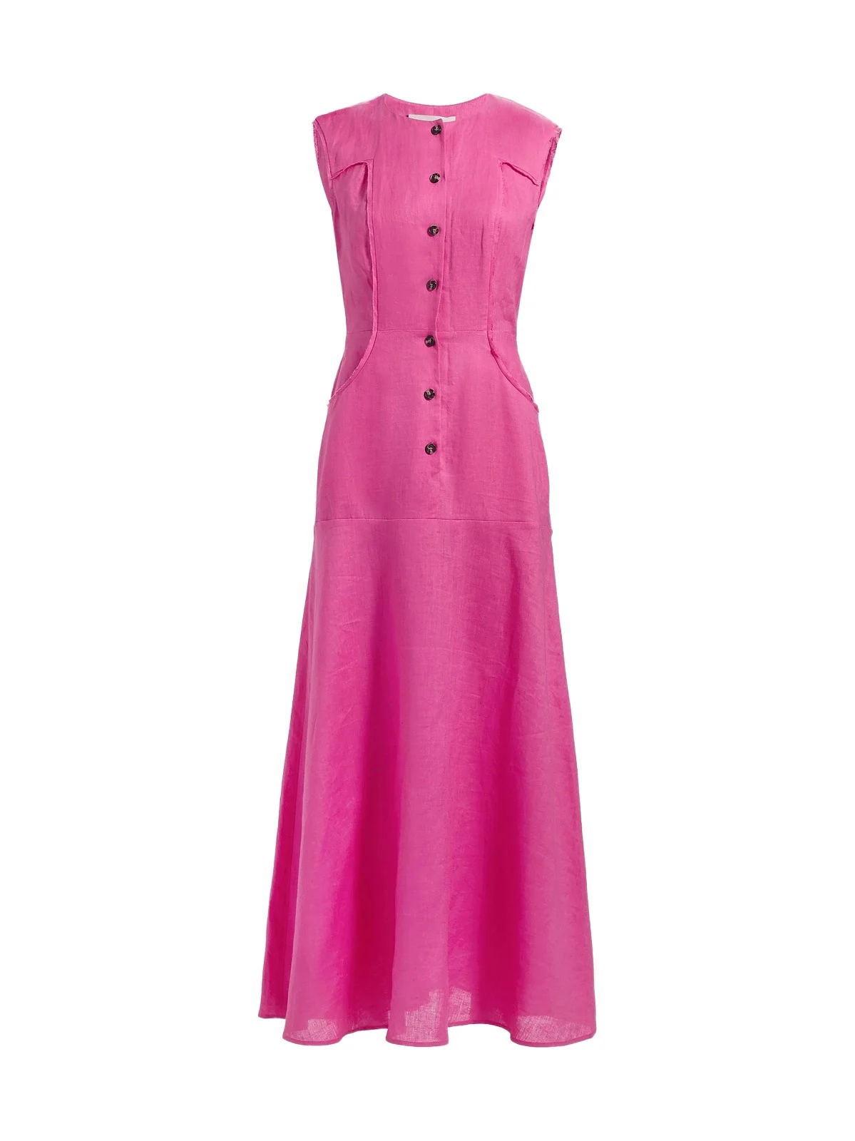 Saloni Women's Sierra Linen Maxi Dress