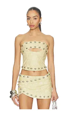 Jaded London Corset With Oversized Studs | Image 1 Jaded London Corset With Oversized Studs | Image 1