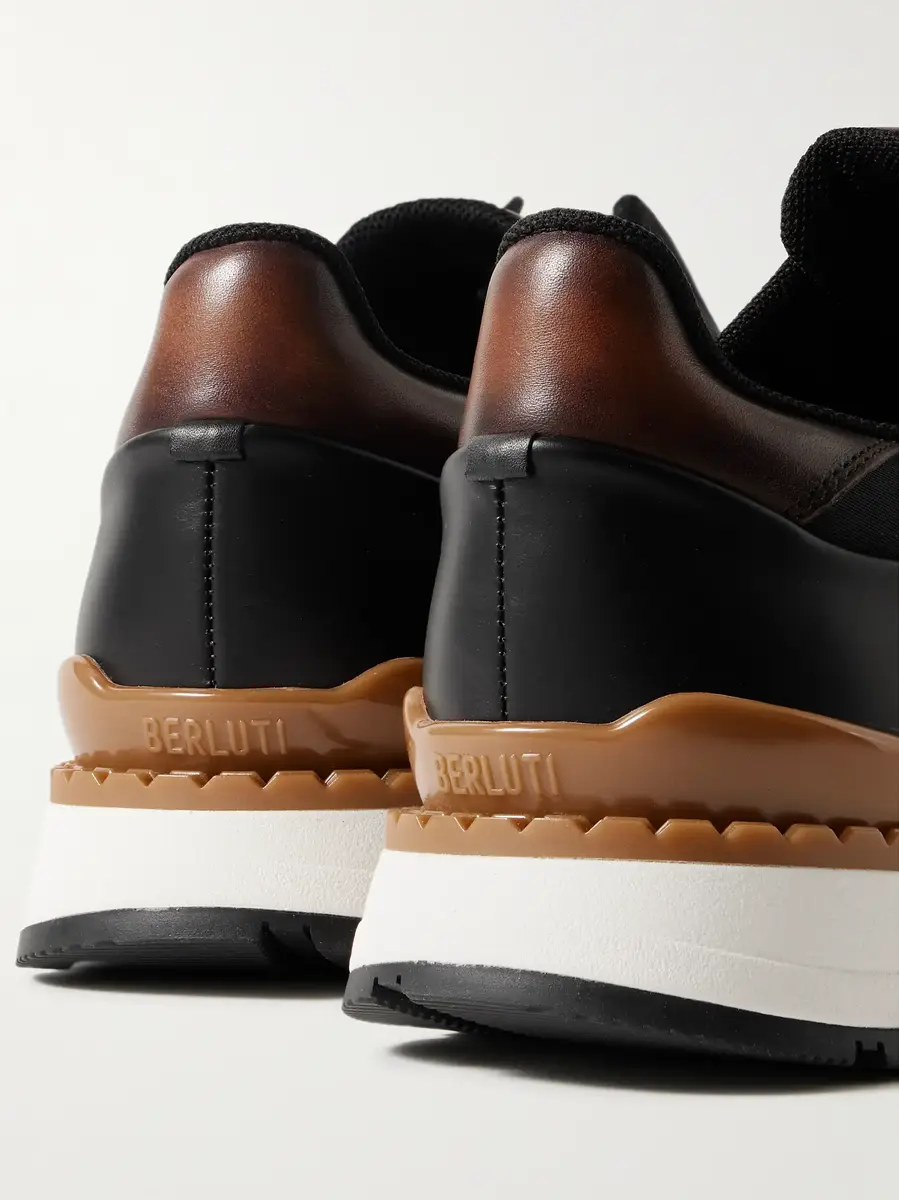 Berluti Fast Track Torino Leather and Shell Sneakers | Thumbnail 5 Berluti Fast Track Torino Leather and Shell Sneakers | Thumbnail 5