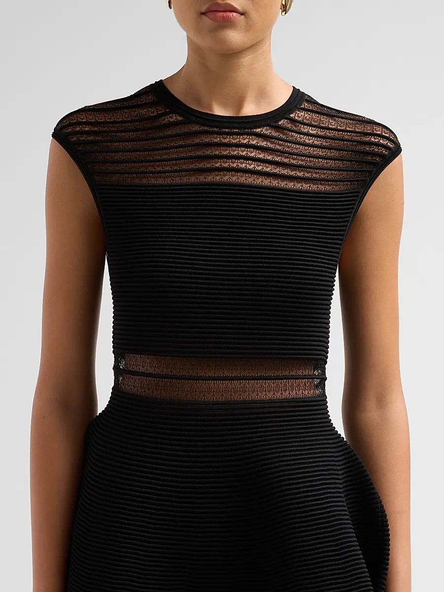 Simkhai Women's Esri Mesh Knit Mini Dress | Thumbnail 5 Simkhai Women's Esri Mesh Knit Mini Dress | Thumbnail 5