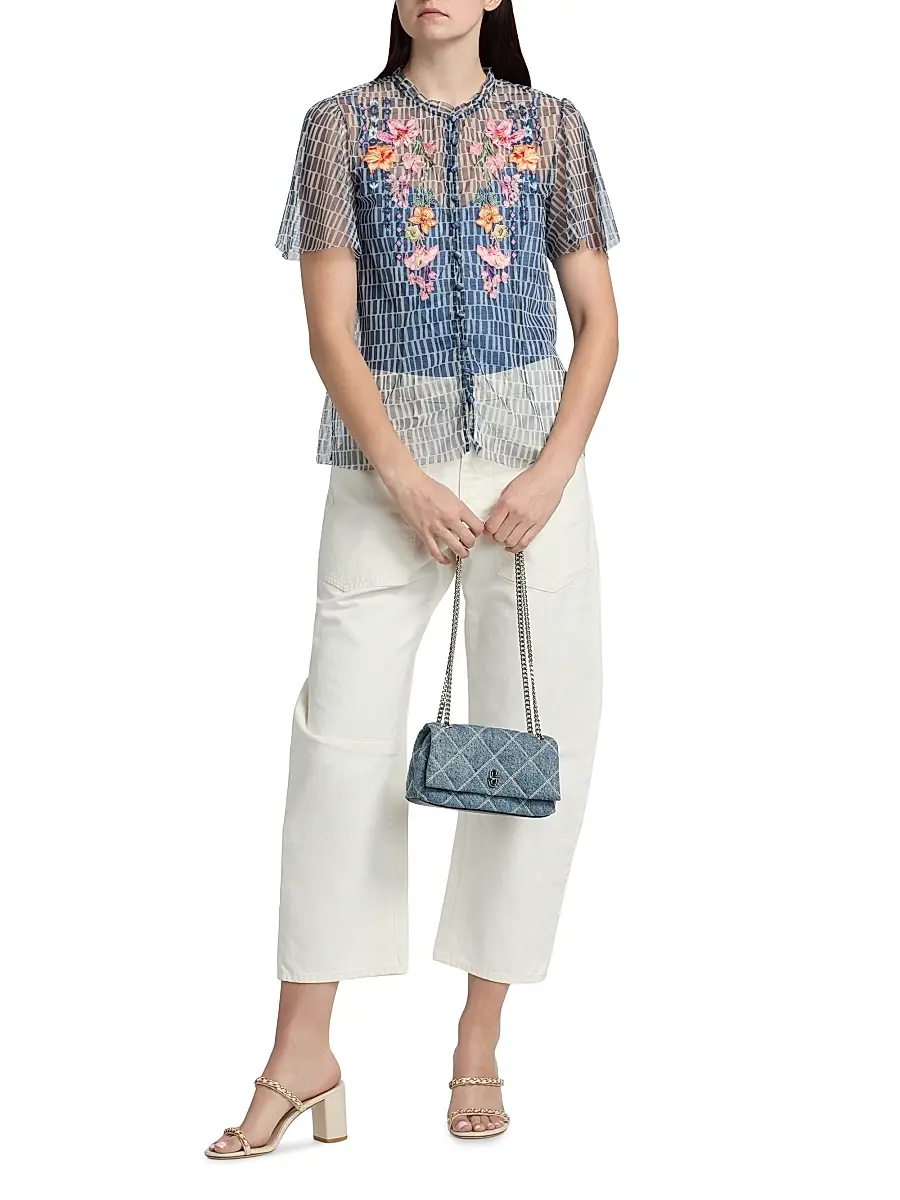 Johnny Was Women's Leandra Izumi-Print Blouse | Thumbnail 2 Johnny Was Women's Leandra Izumi-Print Blouse | Thumbnail 2