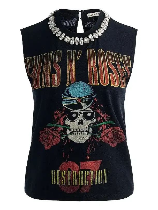 Women's Micah Embellished Muscle T-Shirt Women's Micah Embellished Muscle T-Shirt