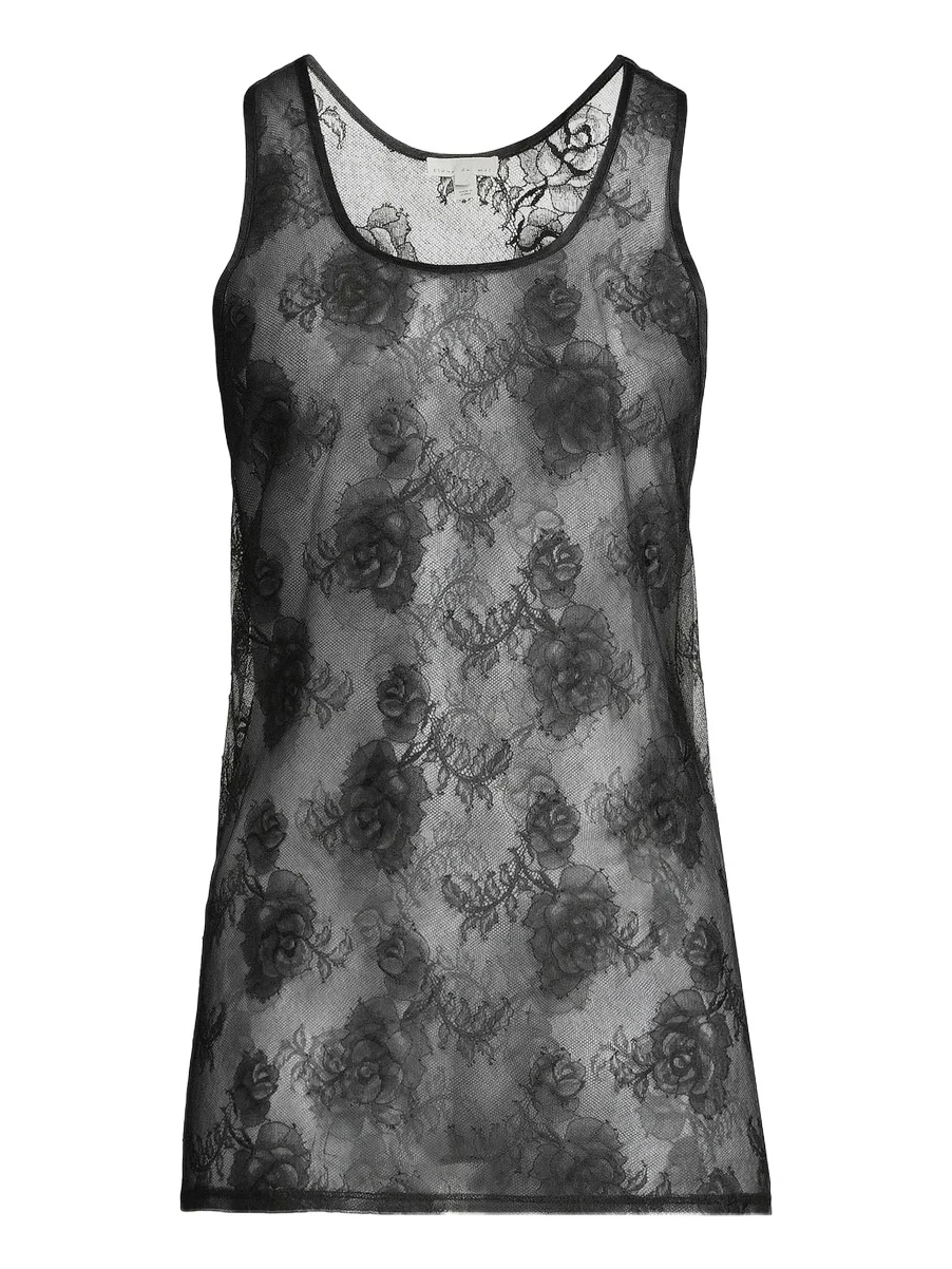 Women's Bouquet Floral Lace Tank Top Women's Bouquet Floral Lace Tank Top