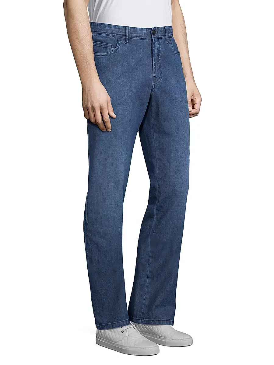 Brioni Men's Essential Boot Cut Fit Jeans | Thumbnail 4 Brioni Men's Essential Boot Cut Fit Jeans | Thumbnail 4