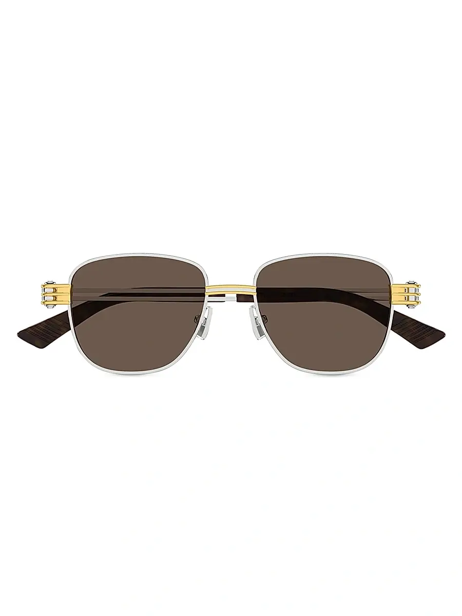 Bottega Veneta Women's 51MM Rectangular Sunglasses | Thumbnail 3 Bottega Veneta Women's 51MM Rectangular Sunglasses | Thumbnail 3