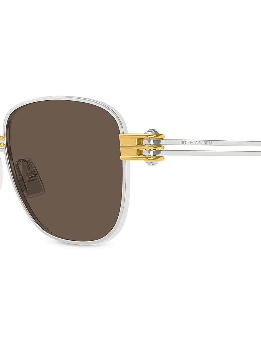 Bottega Veneta Women's 51MM Rectangular Sunglasses | Thumbnail 4 Bottega Veneta Women's 51MM Rectangular Sunglasses | Thumbnail 4