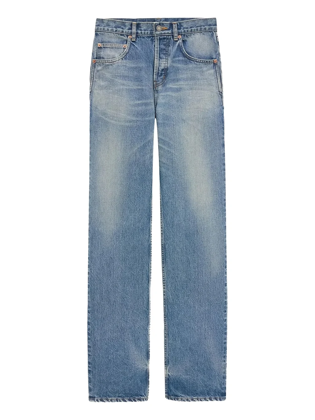 Saint Laurent Men's Baggy Jeans