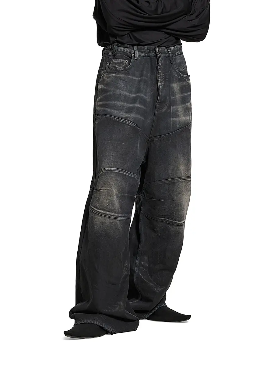 Balenciaga Men's George V Baggy Jeans | Thumbnail 3 Balenciaga Men's George V Baggy Jeans | Thumbnail 3