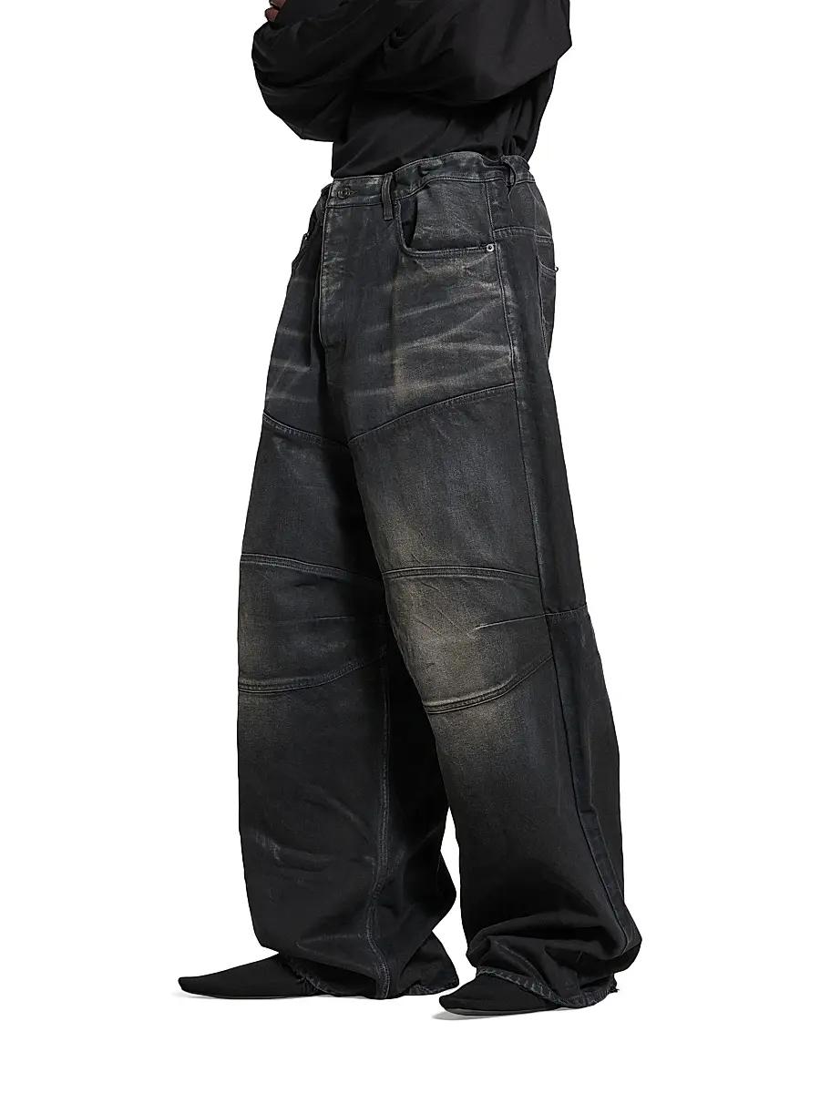Balenciaga Men's George V Baggy Jeans | Thumbnail 4 Balenciaga Men's George V Baggy Jeans | Thumbnail 4
