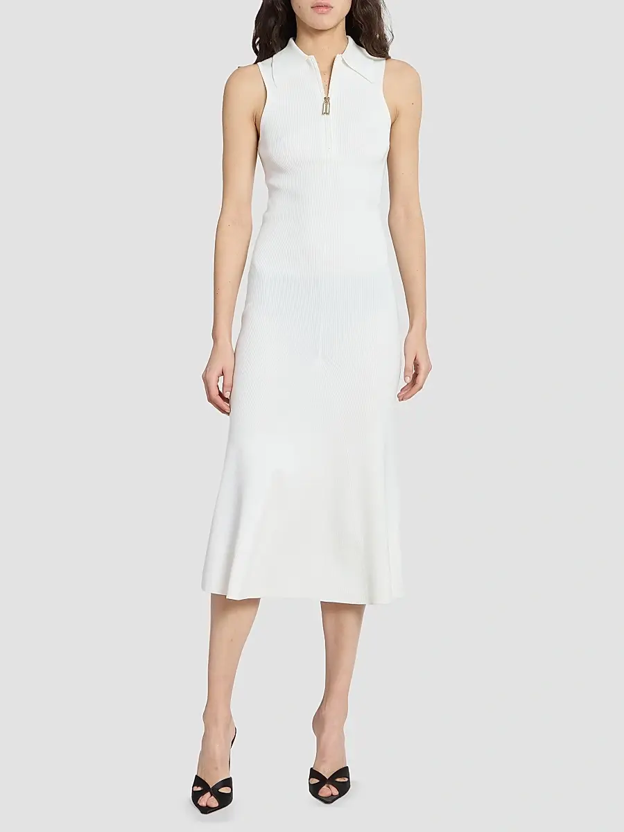 Victoria Beckham Women's Mira Sleeveless Midi Dress | Thumbnail 2 Victoria Beckham Women's Mira Sleeveless Midi Dress | Thumbnail 2