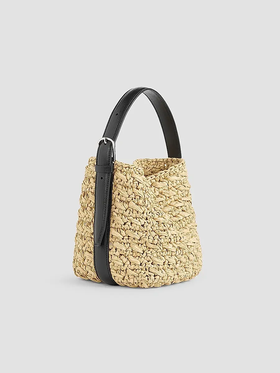 TOTEME Women's Belted Small Paper Tote Bag | Thumbnail 2 TOTEME Women's Belted Small Paper Tote Bag | Thumbnail 2