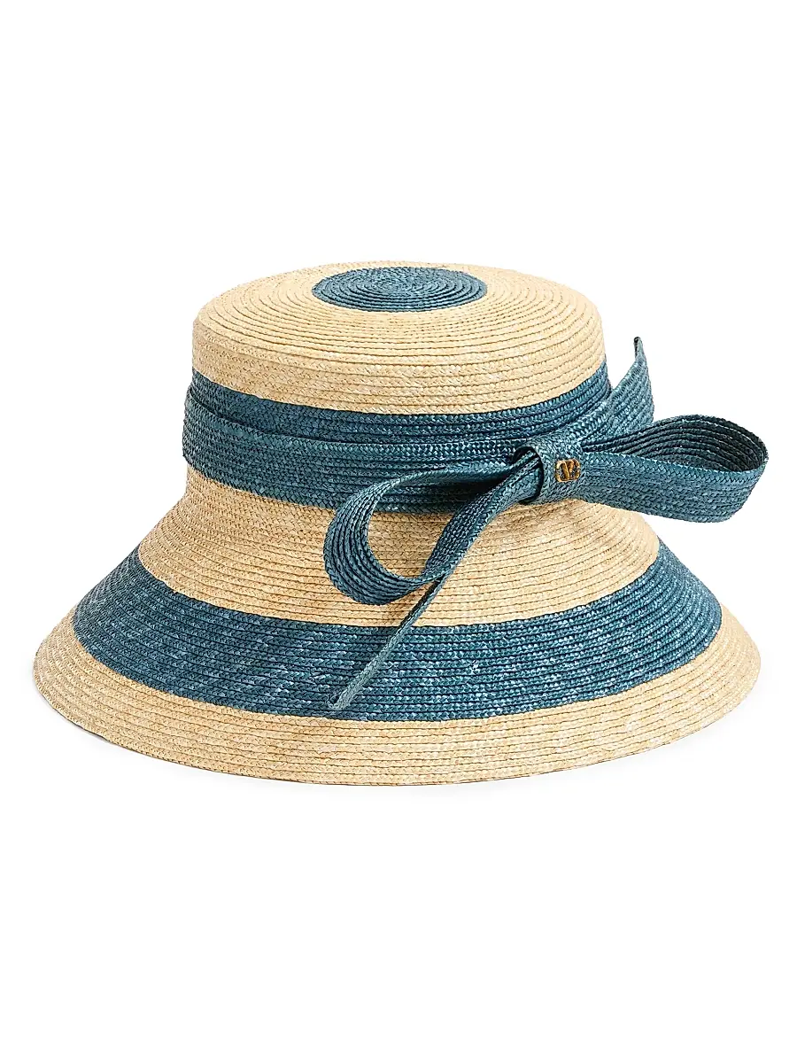 Valentino Men's VLogo Signature Straw Bucket Hat | Thumbnail 2 Valentino Men's VLogo Signature Straw Bucket Hat | Thumbnail 2