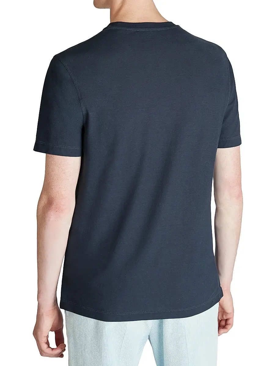 Slowear Men's Ice Cotton Crewneck T-Shirt | Thumbnail 3 Slowear Men's Ice Cotton Crewneck T-Shirt | Thumbnail 3