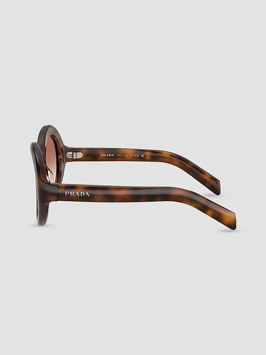 Prada Women's 53MM Round Sunglasses | Thumbnail 4 Prada Women's 53MM Round Sunglasses | Thumbnail 4