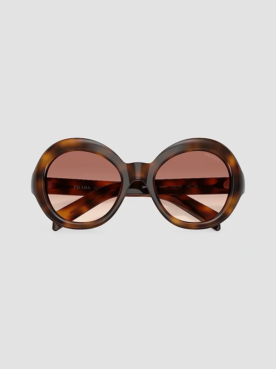 Prada Women's 53MM Round Sunglasses | Thumbnail 5 Prada Women's 53MM Round Sunglasses | Thumbnail 5