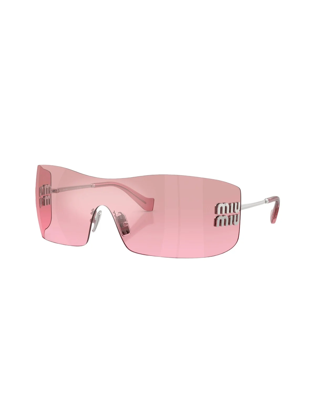 Miu Miu Women's 144MM Rectangular Shield Sunglasses