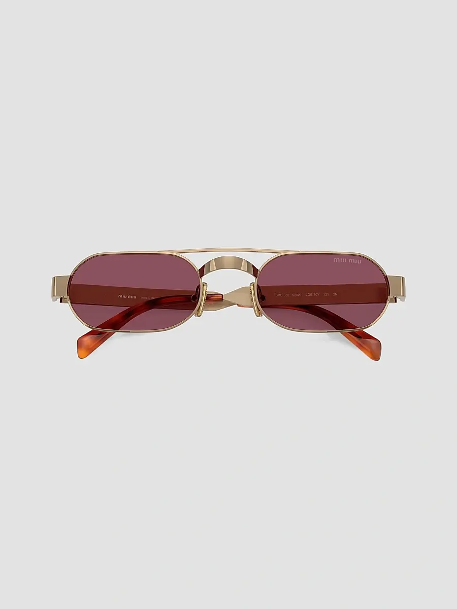 Miu Miu Women's 52MM Oval Sunglasses | Thumbnail 5