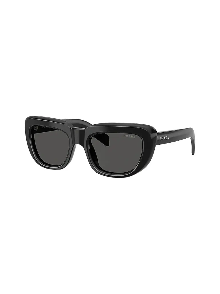 Prada Women's 53MM Rectangular Sunglasses - Black | Image 1 Prada Women's 53MM Rectangular Sunglasses - Black | Image 1