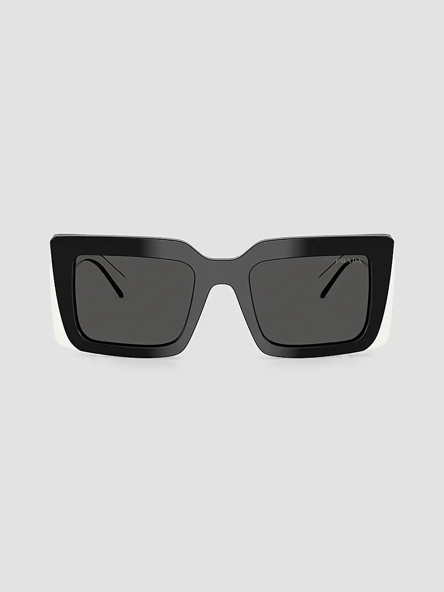 Prada Women's 52MM Rectangular Sunglasses | Thumbnail 2