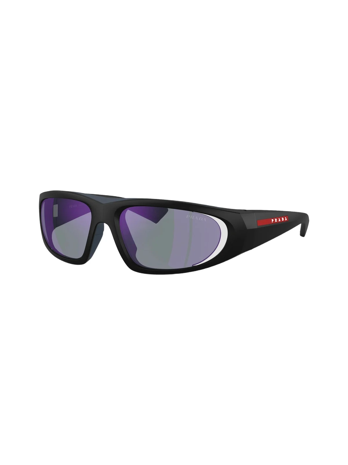 Prada Men's Linea Rossa 57MM Wraparound Sunglasses
