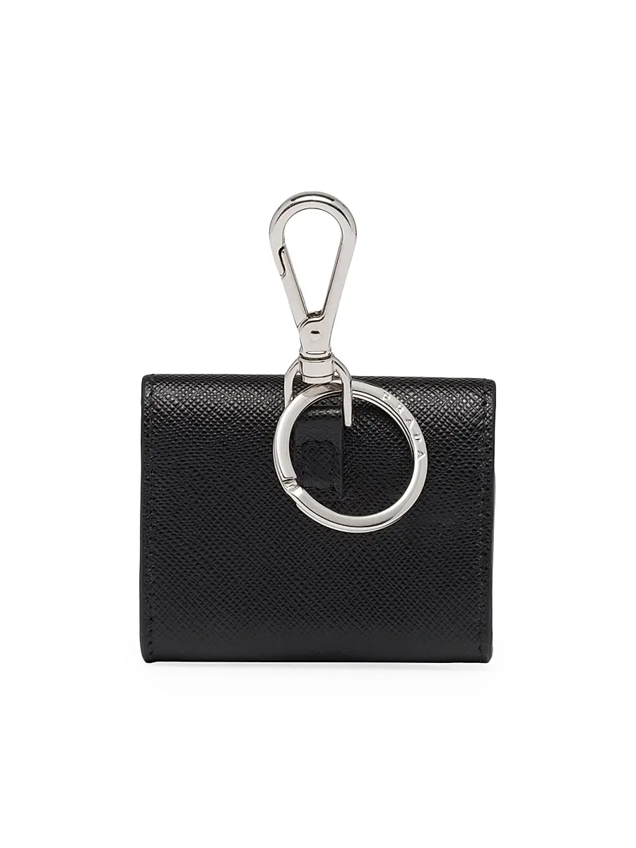 Prada Men's Saffiano Leather Headphone Case | Thumbnail 3 Prada Men's Saffiano Leather Headphone Case | Thumbnail 3