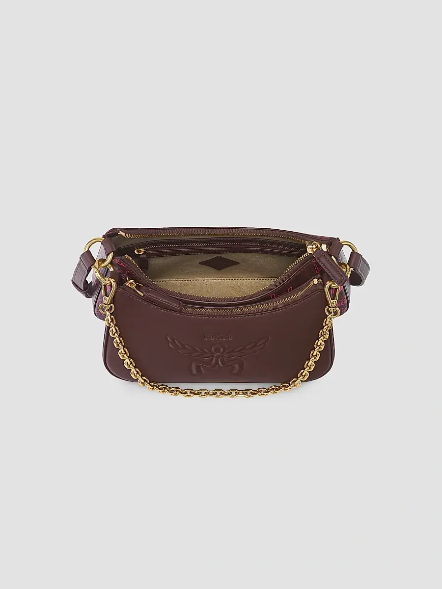 MCM Women's Aren Maxi Laurel Monogarm Hobo Bag | Thumbnail 4 MCM Women's Aren Maxi Laurel Monogarm Hobo Bag | Thumbnail 4