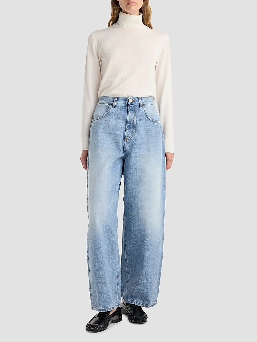 RÓHE Women's Berber High-Waist Barrel-Leg Jeans | Thumbnail 2 RÓHE Women's Berber High-Waist Barrel-Leg Jeans | Thumbnail 2