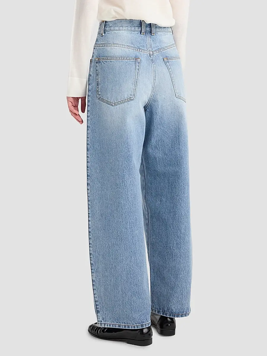 RÓHE Women's Berber High-Waist Barrel-Leg Jeans | Thumbnail 3 RÓHE Women's Berber High-Waist Barrel-Leg Jeans | Thumbnail 3