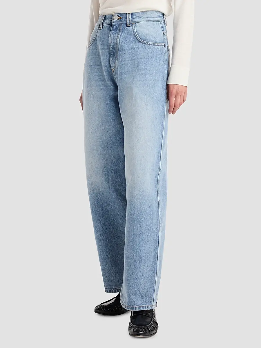 RÓHE Women's Berber High-Waist Barrel-Leg Jeans | Thumbnail 4 RÓHE Women's Berber High-Waist Barrel-Leg Jeans | Thumbnail 4