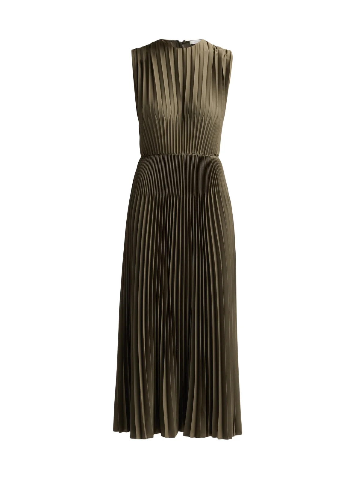 Women's Chevron Pleated Midi Dress Women's Chevron Pleated Midi Dress