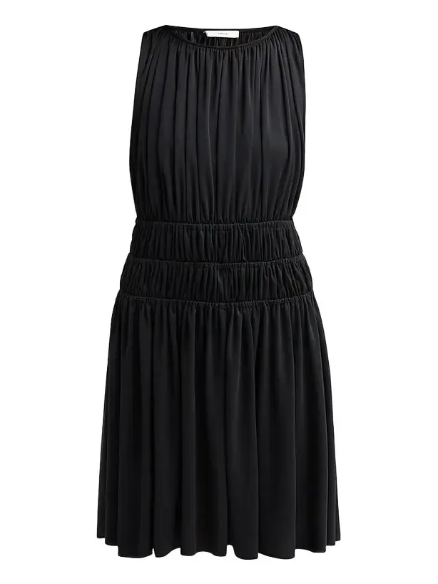 Women's Sleeveless Smock Tiered Dress