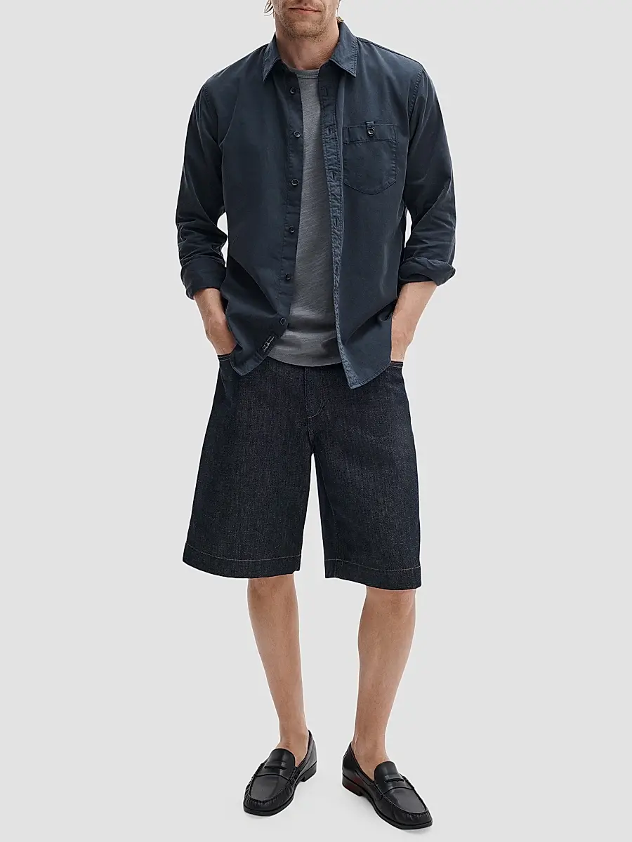 rag & bone Men's Tomlin Stretch-Cotton Long-Sleeve Shirt | Thumbnail 2 rag & bone Men's Tomlin Stretch-Cotton Long-Sleeve Shirt | Thumbnail 2