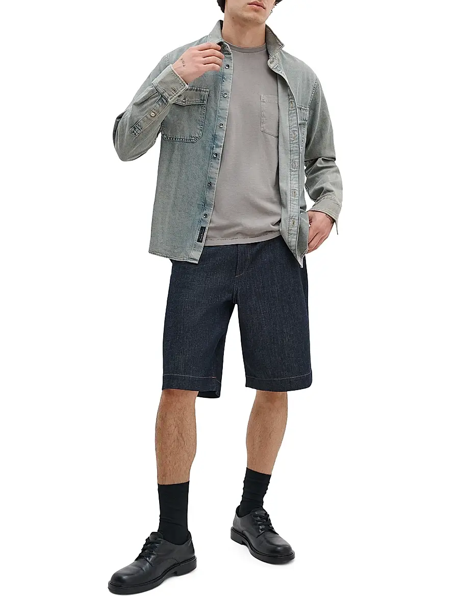 rag & bone Men's Crewneck Cotton T-Shirt | Thumbnail 2 rag & bone Men's Crewneck Cotton T-Shirt | Thumbnail 2
