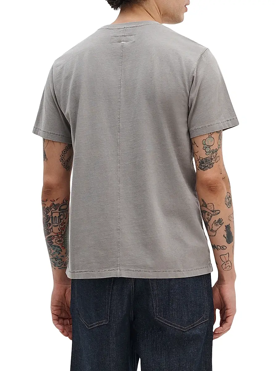 rag & bone Men's Crewneck Cotton T-Shirt | Thumbnail 4 rag & bone Men's Crewneck Cotton T-Shirt | Thumbnail 4