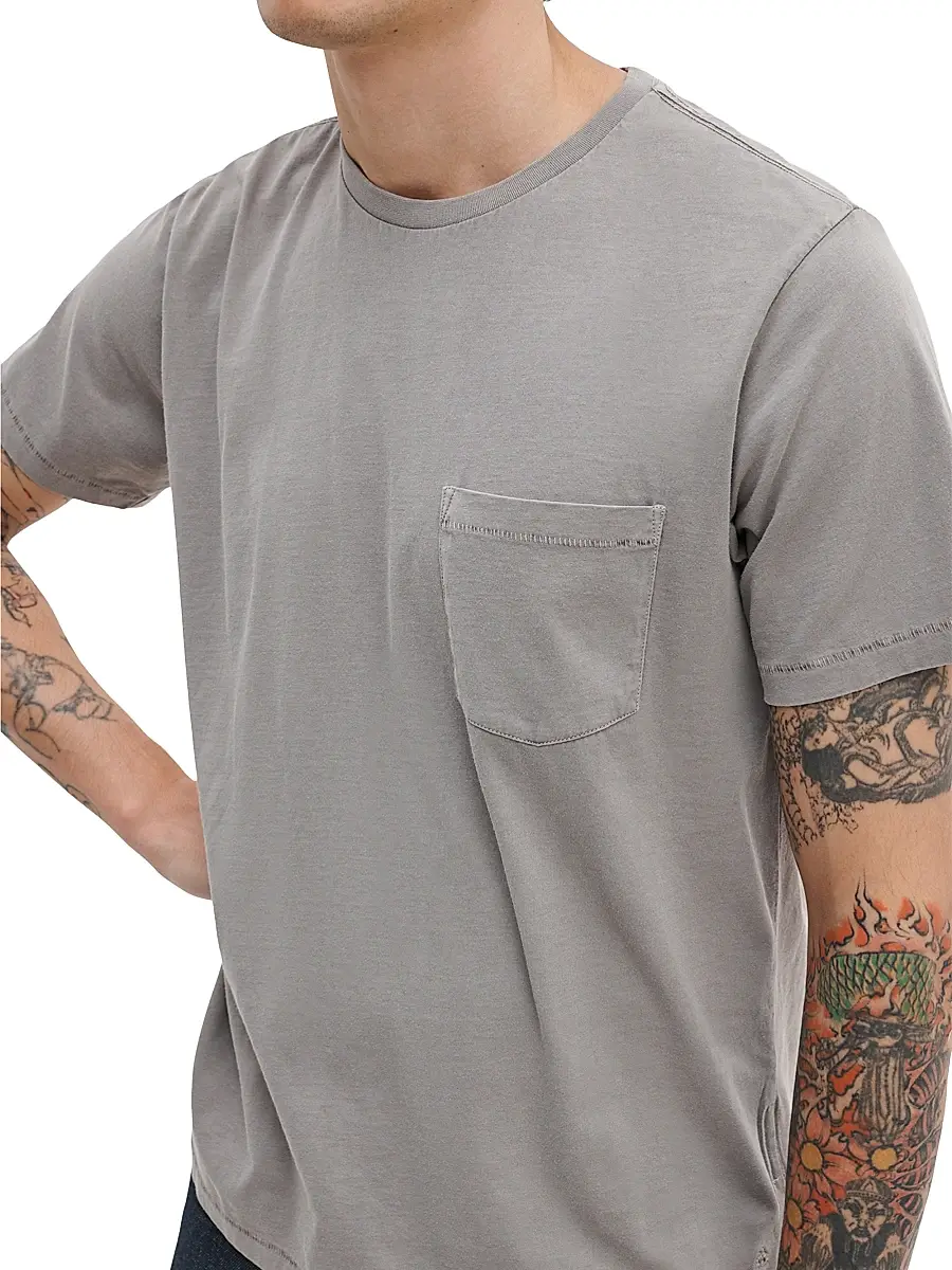 rag & bone Men's Crewneck Cotton T-Shirt | Thumbnail 5 rag & bone Men's Crewneck Cotton T-Shirt | Thumbnail 5