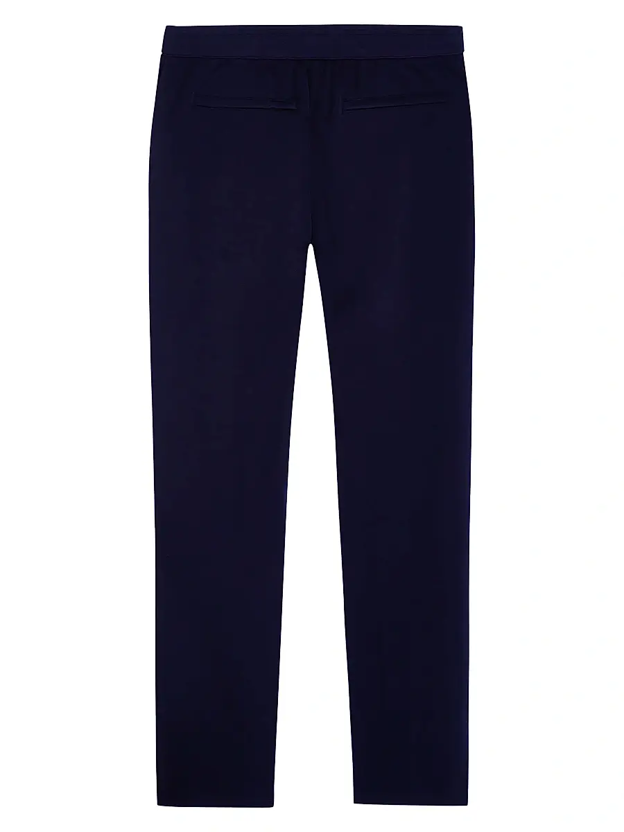 rag & bone Men's Conrad Silk-Cotton Johnny Collar Polo Shirt | Thumbnail 3 rag & bone Men's Conrad Silk-Cotton Johnny Collar Polo Shirt | Thumbnail 3