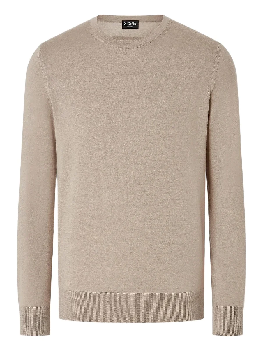 Zegna Men's Cashseta Crewneck