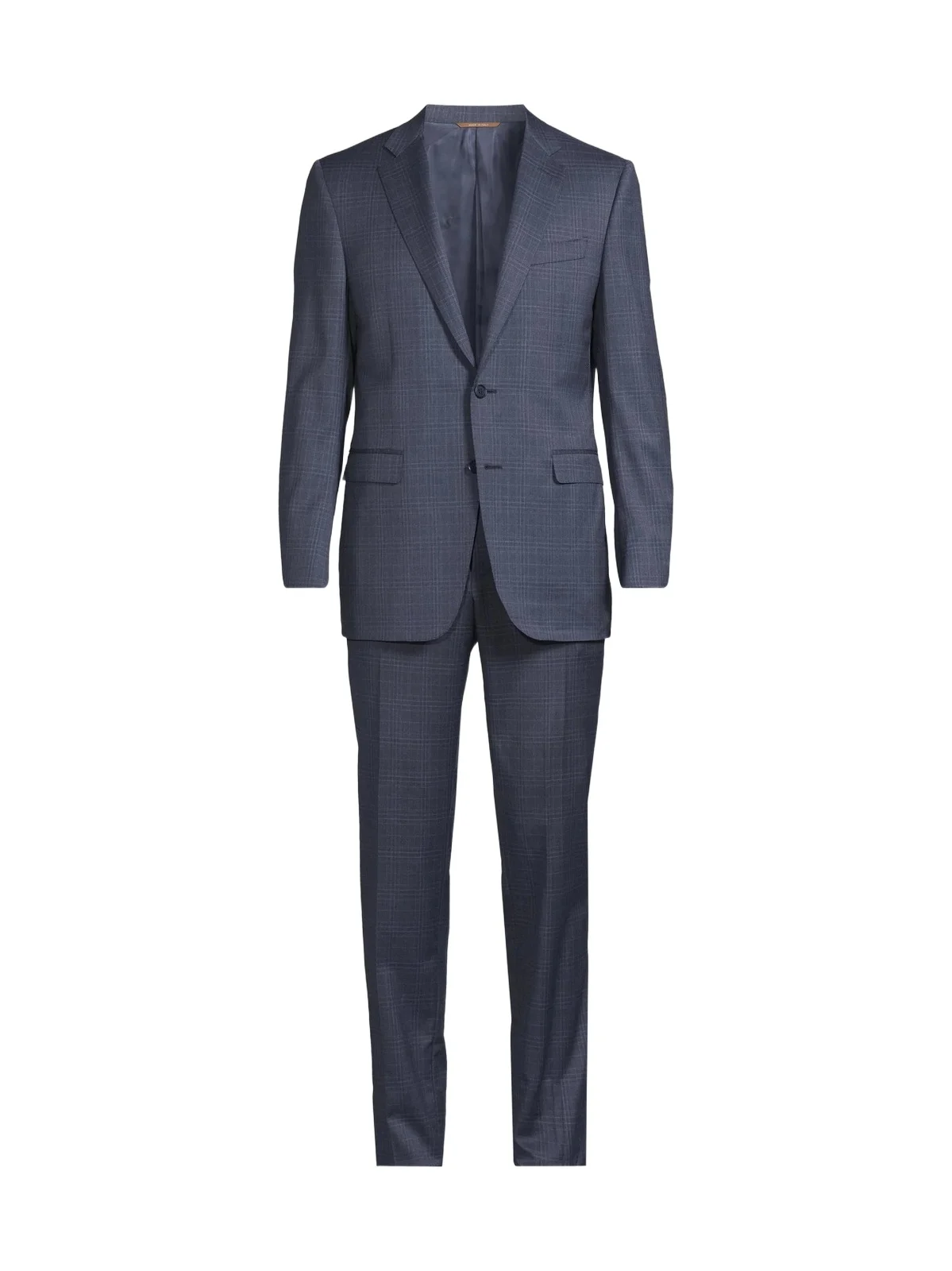 Canali Men's Plaid Wool Modern-Fit Suit