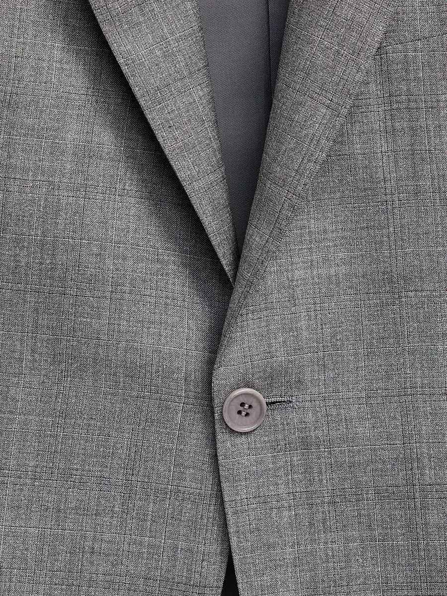 Canali Men's Plaid Wool-Silk Suit | Thumbnail 7