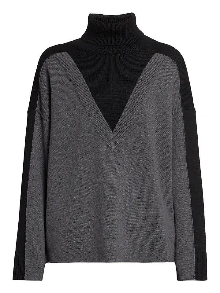 Women's Layered Turtleneck Sweater Women's Layered Turtleneck Sweater