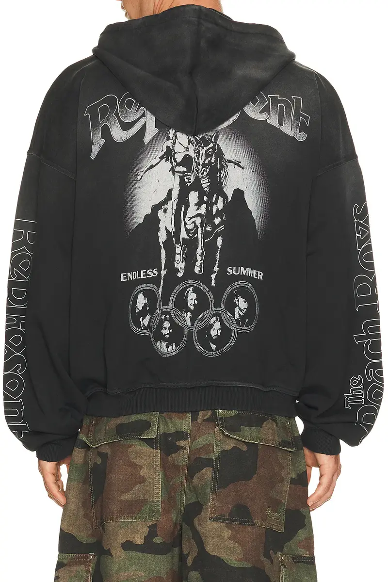 Represent x Beach Boys Endless Summer Zip Through Hoodie | Thumbnail 2