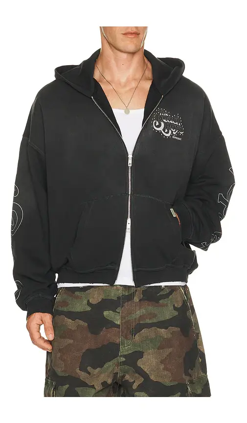 Represent x Beach Boys Endless Summer Zip Through Hoodie | Thumbnail 7