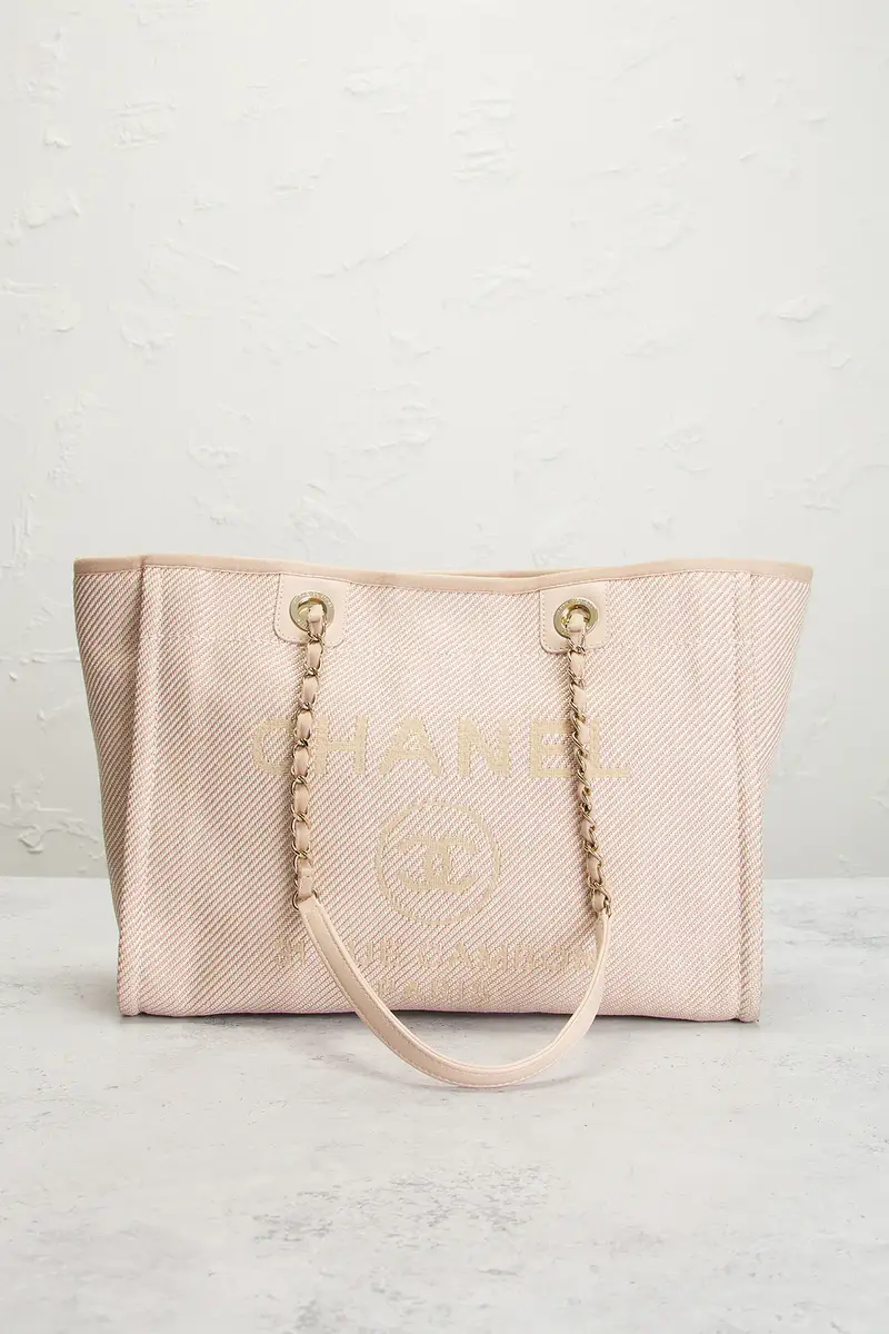 Chanel Chanel Small Deauville Tote Bag | Thumbnail 2 Chanel Chanel Small Deauville Tote Bag | Thumbnail 2