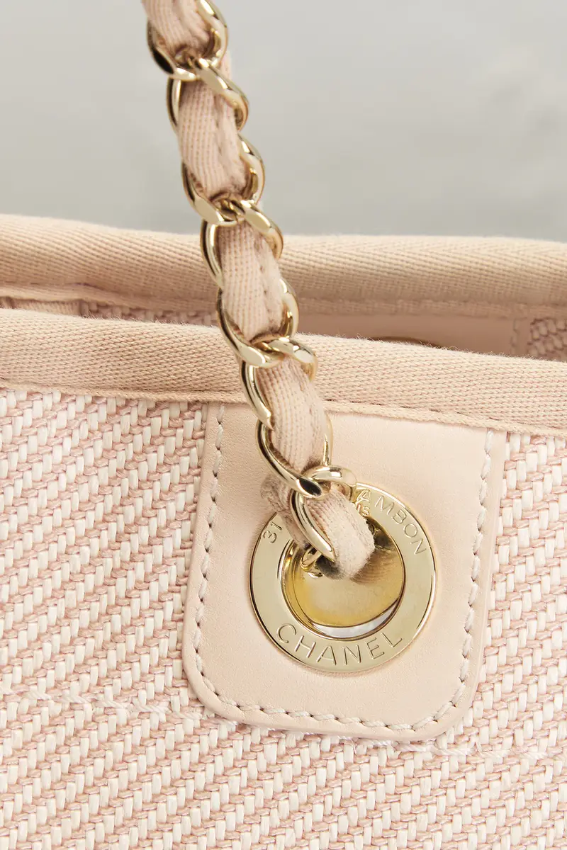 Chanel Chanel Small Deauville Tote Bag | Thumbnail 6 Chanel Chanel Small Deauville Tote Bag | Thumbnail 6