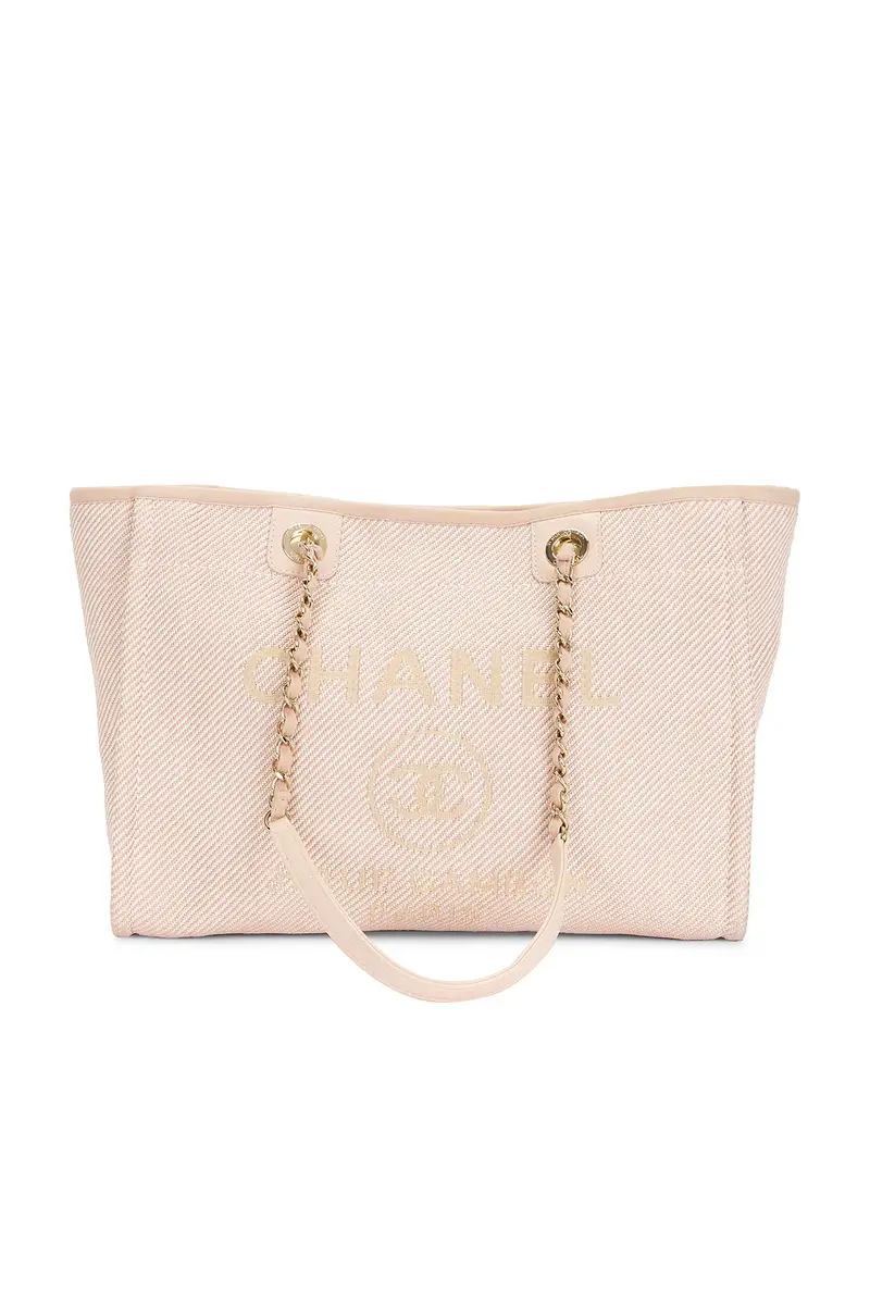 chanel Chanel Small Deauville Tote Bag | Image 1 chanel Chanel Small Deauville Tote Bag | Image 1