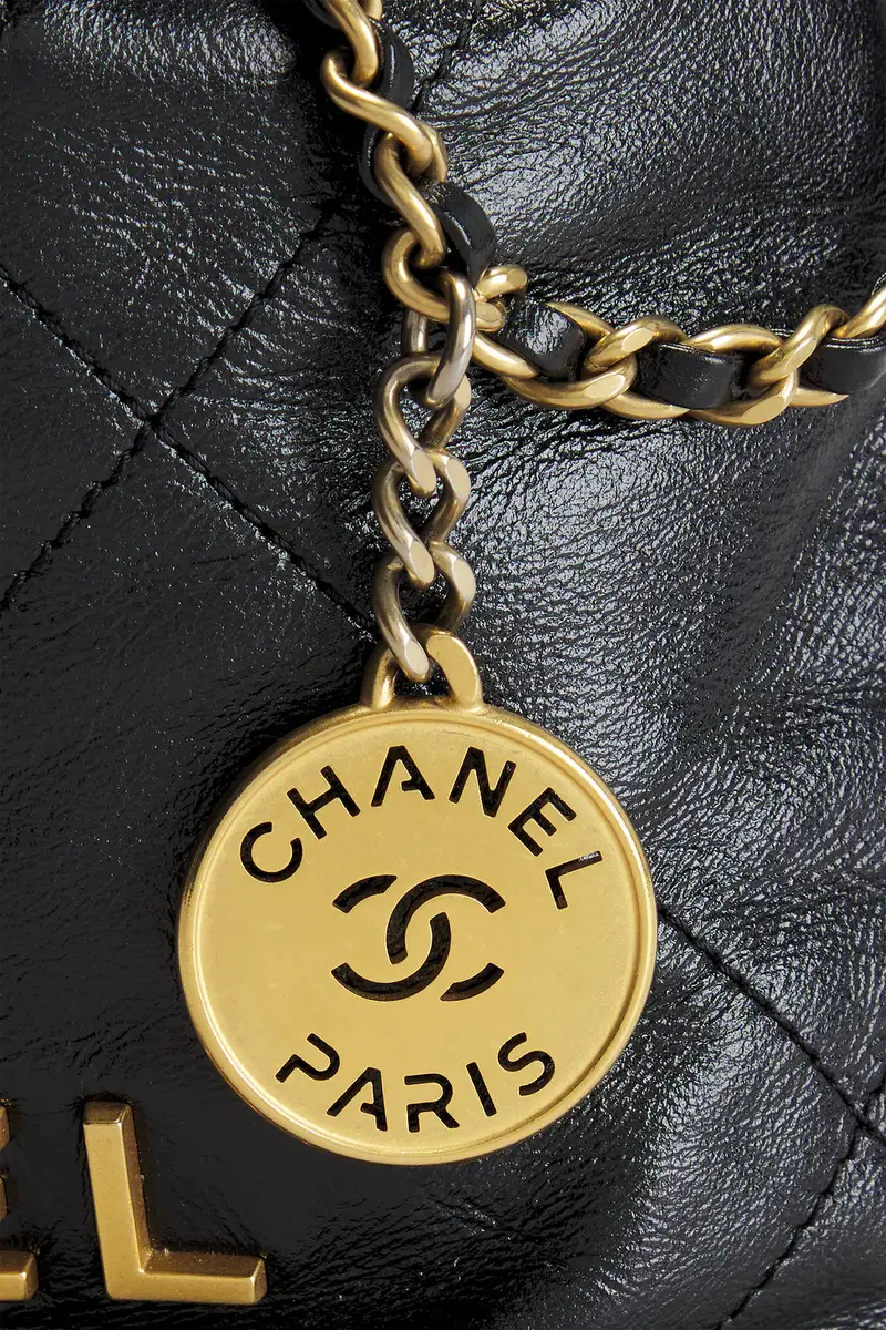 Chanel Chanel Shiny Calfskin Mini 22 Hobo Bag | Thumbnail 6
