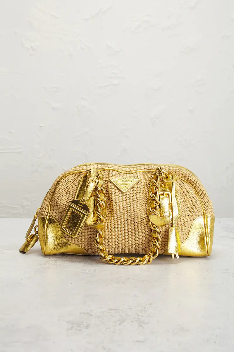 Prada Paglia & Cinghiale Handbag | Thumbnail 2 Prada Paglia & Cinghiale Handbag | Thumbnail 2