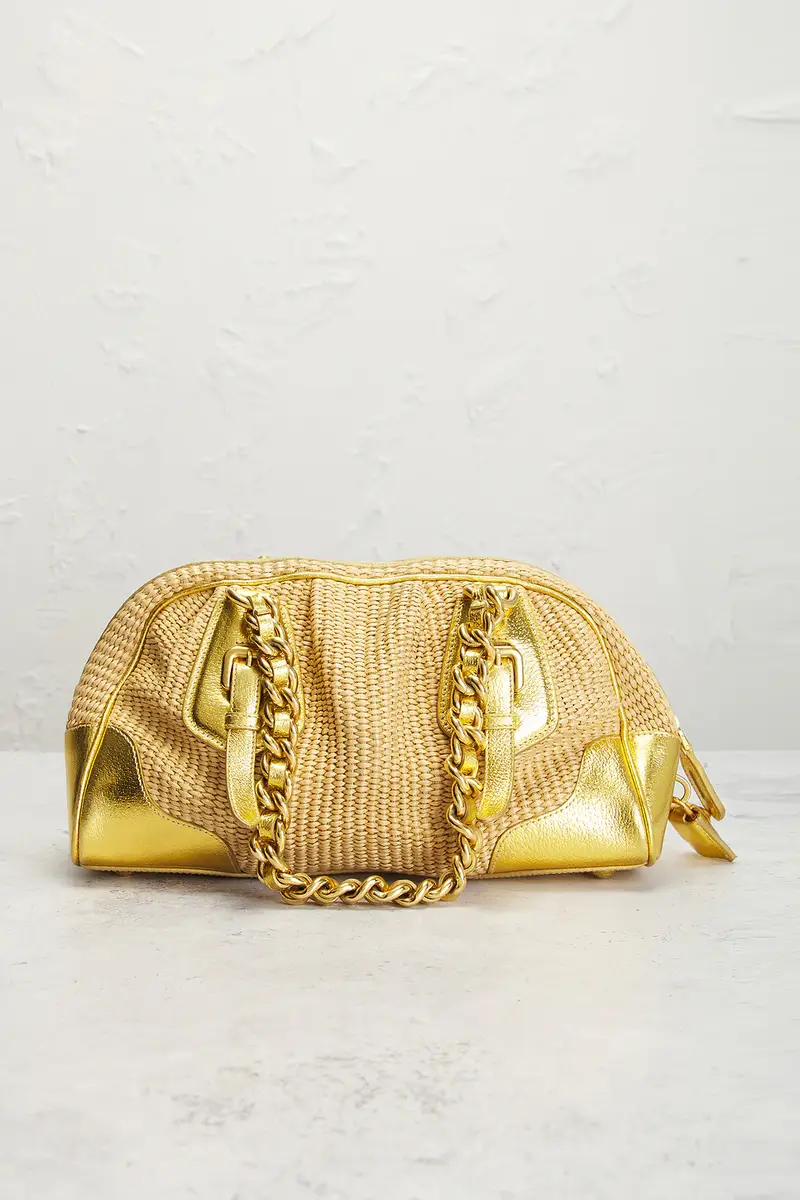 Prada Paglia & Cinghiale Handbag | Thumbnail 3 Prada Paglia & Cinghiale Handbag | Thumbnail 3