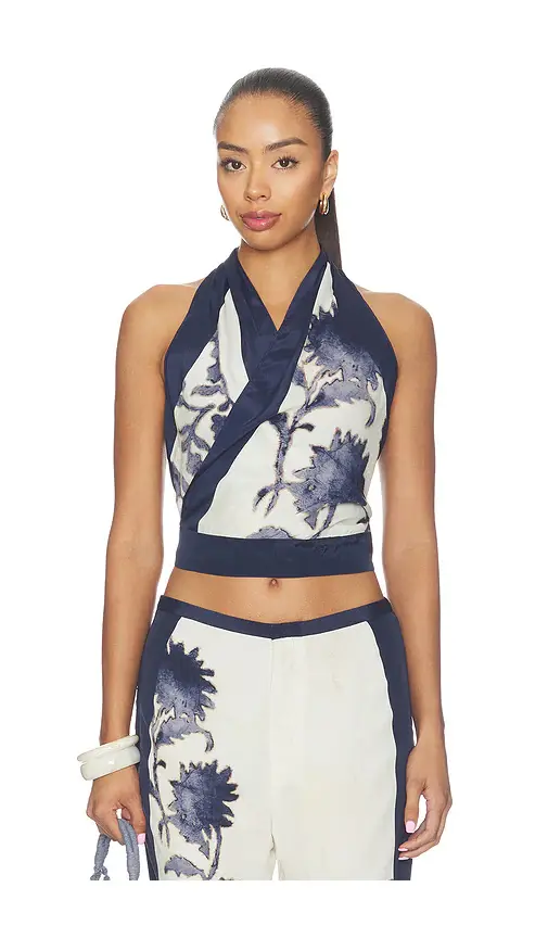 SIR. Phillipa Halter Scarf Top | Thumbnail 5